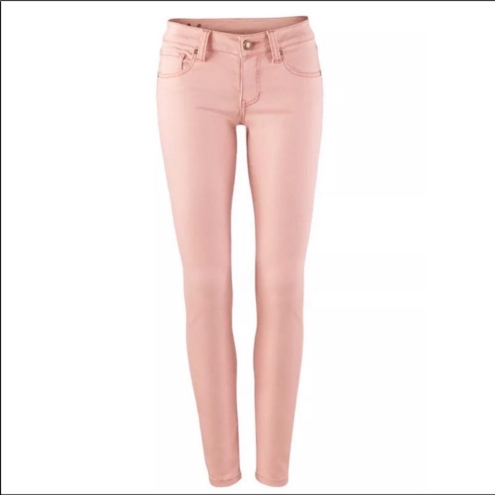 Cabi pink skinny jeans